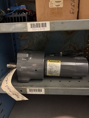 BALDOR  GPP7460 1/4HP 50RPM TENV 90VDC PARALLEL GEARMOTOR USED