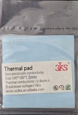 3KS Thermal pad 100x100mm 12.8W/m.k. Thickness 1 .5mm. Lot of 10pcs