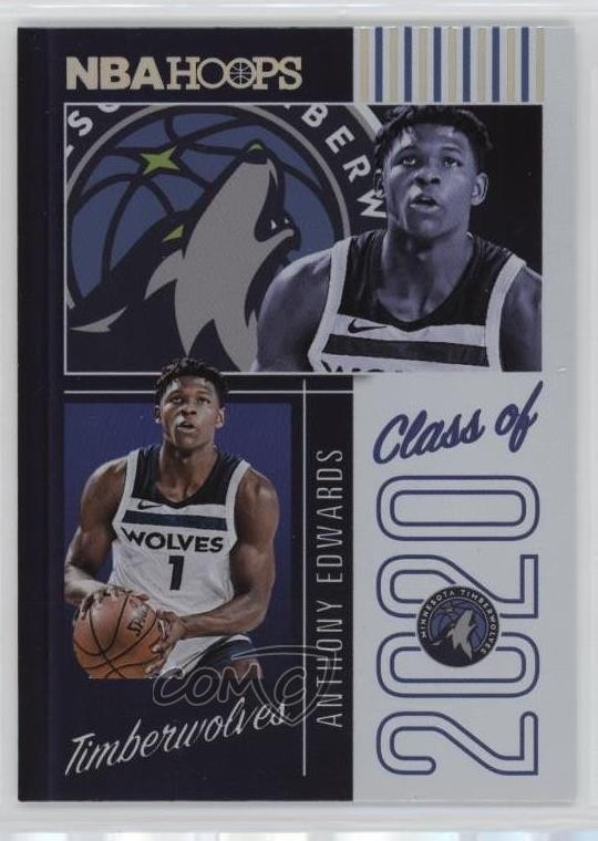 2020-21 Panini NBA Hoops Class of 2020 Holo Anthony Edwards #2 06tg