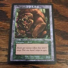 MTG Bear Player Rewards Token (Onslaught)