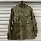 Vintage WWII US Army M43 Field Jacket Men’s 34L Medium Olive OG Military 1940s