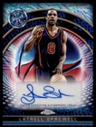 2024-25 Topps Chrome Certified Autograph Issue BLUE SSP Latrell Sprewell Auto