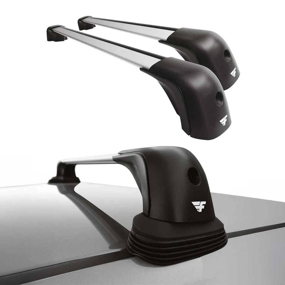 Barras transversales de techo para BMW Serie 4 F32 F36 Gran Coupé 2014-2021 aluminio plateado Foto 2 de 4