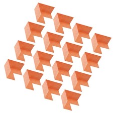 Inside Waterproofing Corner Shower Polyethylene Seamless Orange, 16pcs