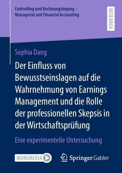 Der Einfluss Von Bewusstseinslagen Auf Die Wahrnehmung Von Earnings Management U-image