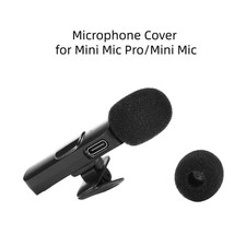 For Mini Mic/Mini Mic Pro Microphone Dust Cover Microphone Windscreen Foam Cover
