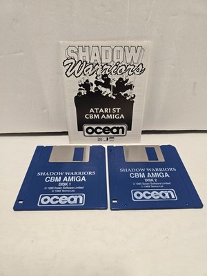 Shadow Warriors w/ Manual 3.5'' Commodore Amiga