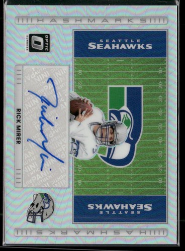 Rick Mirer #HM-RM 2025 Panini Donruss Optic Hash Marks card