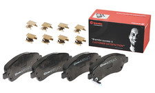 Brembo Brake Pad Set Front With Anti-Squeak Plate Fits Toyota Avensis Corolla