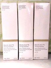 3X - Glycolic Acid 7 Toning Solution 3.38 fl oz - Exp 2 04/2027 1 12/2027
