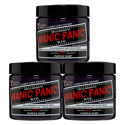 Manic Panic Classic Purple Haze Semi Permanent Hair Color - Warm Dark Purple