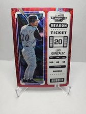 2023 Panini Chronicles - Contenders Optic Season Ticket Luis Gonzalez Red /199