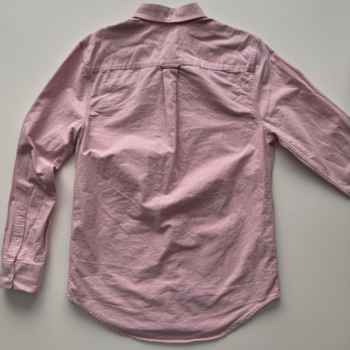 FIVE FOUR Long Sleeve Button Down Oxford Shirt Mens Medium Pink Cotton Mickey - Picture 13 of 19