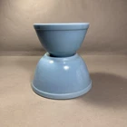 Pyrex Delphite Bluebelle 2 Pc. Nesting Mixing Bowl Set (#401, #402)