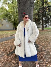 Vintage Italian made Arctic Fox Fur Coat