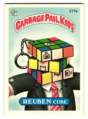 Rubik's Cube Reuben Cube Garbage Pail Kids Original Series 7 1987