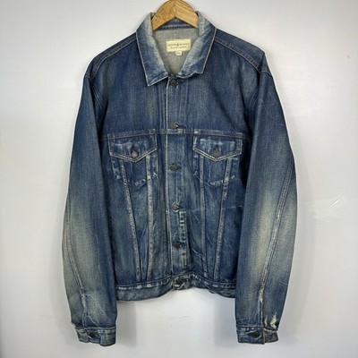 Polo Ralph Lauren Jeansjacke, Typ 3, Denim Supply RRL, Indigo, Größe Herren XXL
