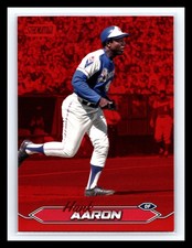 2024 Topps Stadium Club - Hank Aaron #39 Red Foil