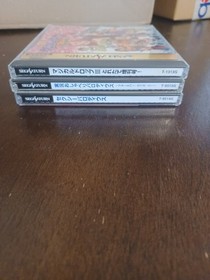 Sega Saturn JP 3 Game Lot - CIB - Magical Drop 3, J.O.Parodius and Sexy Parodius