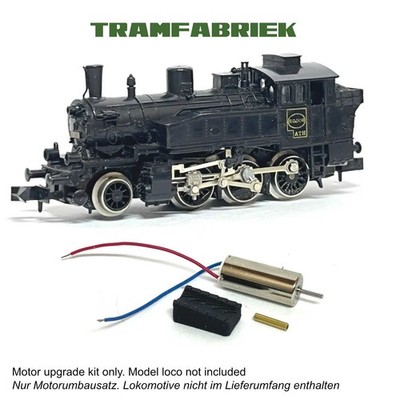 Fleischmann N Gauge BR 91 (7030, 7031) 12V Glockenanker Motor Umbausatz