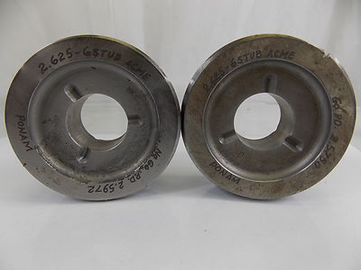 PONAM 2.625-6 STUB ACME THREAD PLUG GAGE GO PD 2.5750 NOGO PD 2.5972