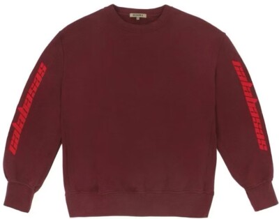 YEEZY SEASON 4 Calabasas Pullover Crewneck Sweatshirt Scorpio Red Size XS  NEW | eBay