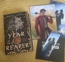 Fairyloot Hardback Book Year of the Reaper by Makiia Lucier Signed Bookplate
