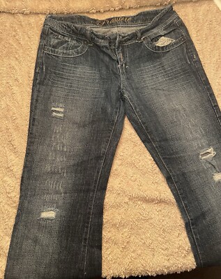 PREMIERE Rue 21 Classic Boot Jeans Womens Size 9/10 Regular Blue Low Rise
