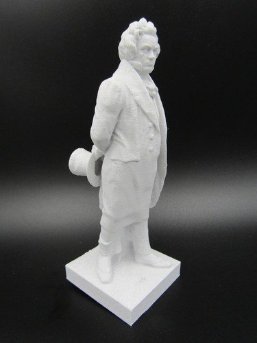 Statuina Busto Stampato 3D Beethoven Scultura Musica Pianoforte Classico - Scegli Colore - Foto 1 di 9