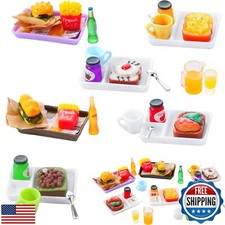 38 Pcs Miniature Food Toy Miniature Doll House Accessories Miniature Play Set