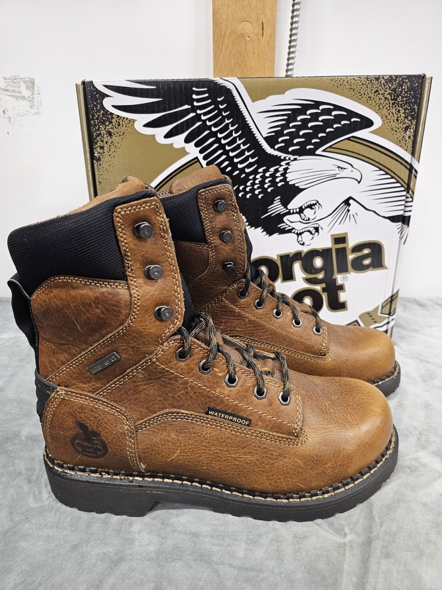 Georgia Giant Boot Revamp Romeo Men‎ s Shoes Size 8.5 M Amazon.com: Georgia Giant Revamp Romeo Shoe, Brown, Size 8(M  main image 4