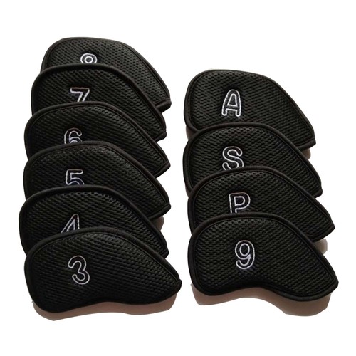 10pcs Mesh Golf Club Head Cover Iron Headcovers For Taylormade Callaway