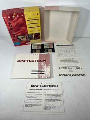 Battletech - Trilogy w/ Original Mechwarrior - RARE Vintage IBM Big Box