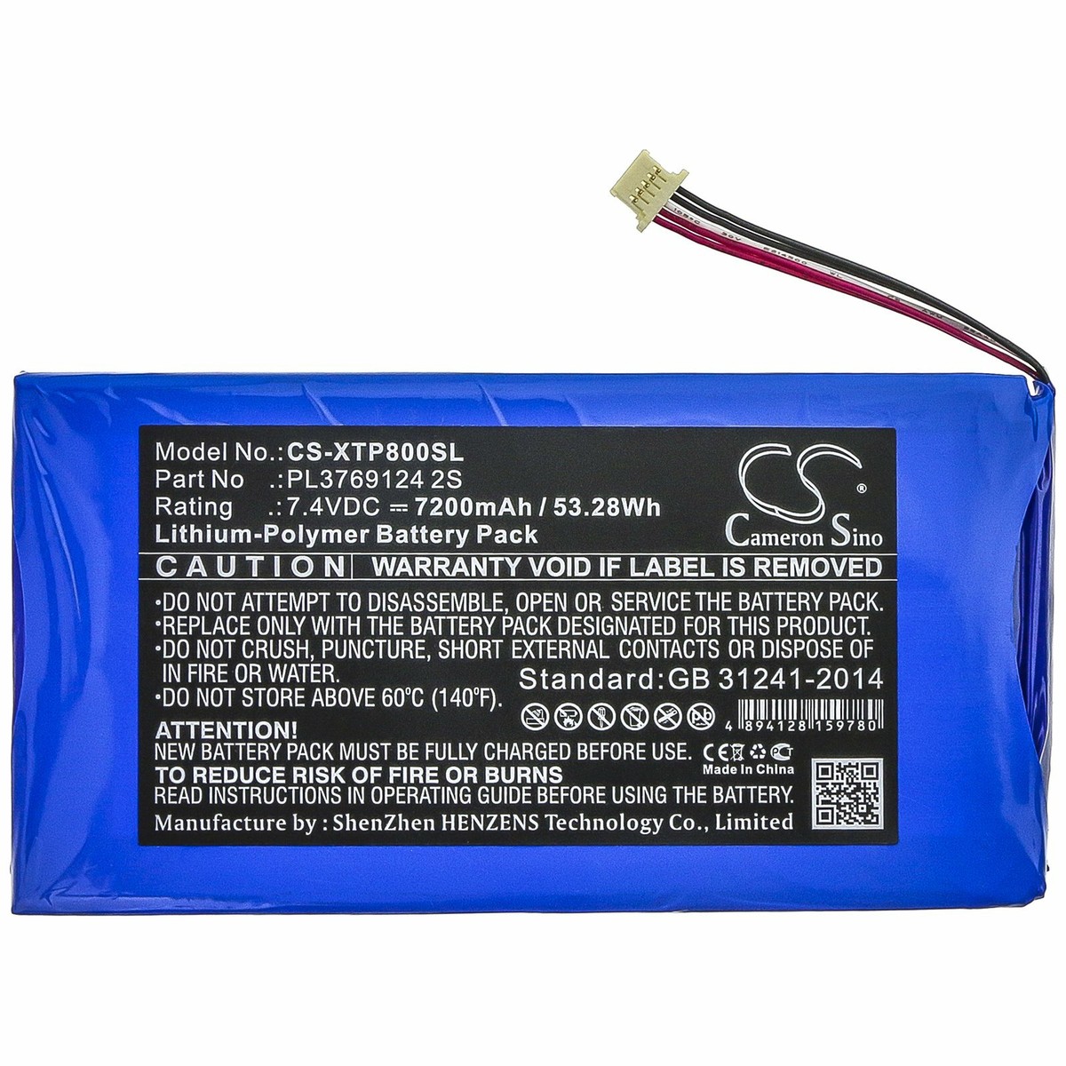 Battery for XTOOL EZ500,i80 Pad,PS80, | eBay