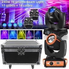 7R 230W Zoom Moving Head Beam Sharpy Light 16 8Prism Strobe Stage Lighting Party