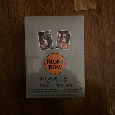 1991 FRONT ROW Basketball Draft Picks Italian/English Factory Sealed Box