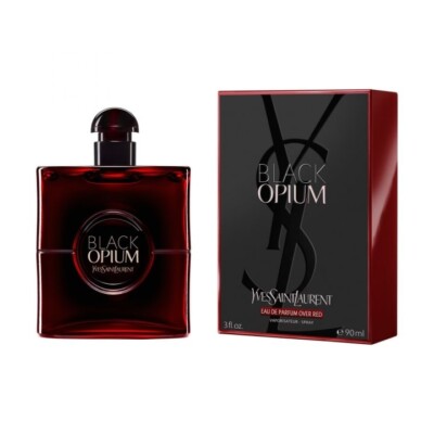 2024) Yves Saint Laurent BLACK OPIUM Eau de Parfum OVER RED 3oz