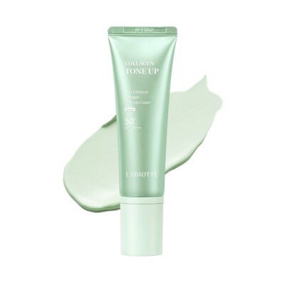 LABIOTTE Skin Enhancer Collagen Tone Up Cream 40mL #GREEN - SPF50+ PA+++