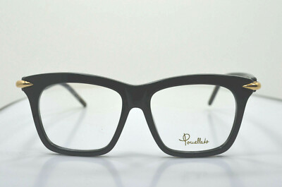 Pomellato PM0032O Eyeglasses Frames Italy Designer Womens Glasses Frames Pomellato New Eyeglasses Black Black Transparent PM0032OA  main image 4