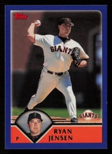 Ryan Jensen 2003 Topps #491 San Francisco Giants Baseball Card