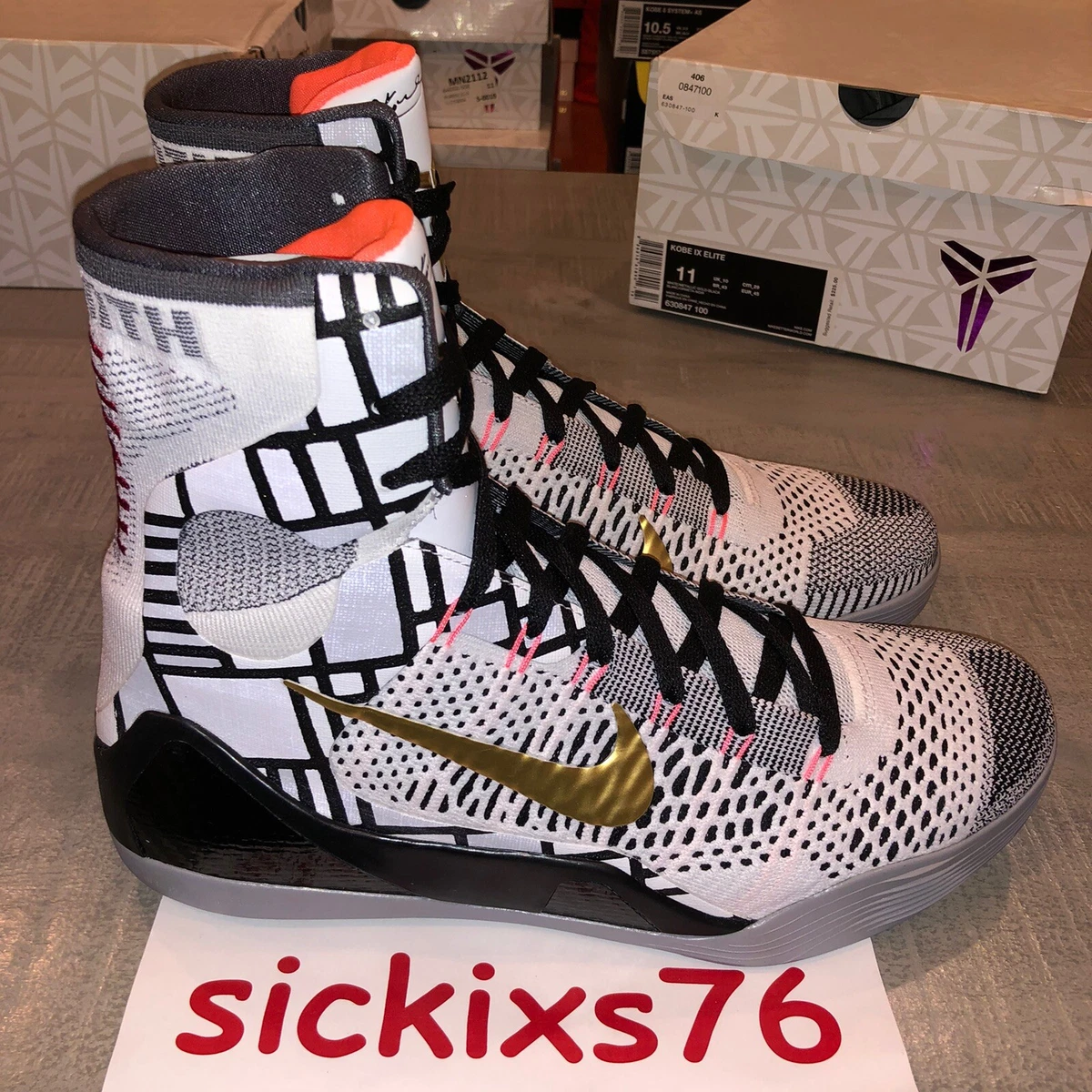 Kobe 9 hotsell elite gold