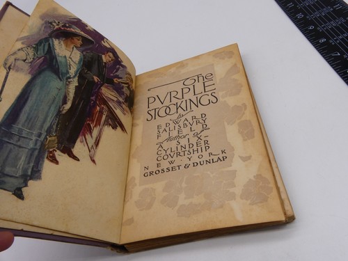 1911 Vintage The Purple Stockings Hardcover Book Edward Salisbury Field - Picture 8 of 8