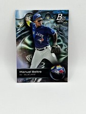 2023 Bowman Platinum Rookie Prospect Card Manuel Beltre Ice Foil Blue Jays