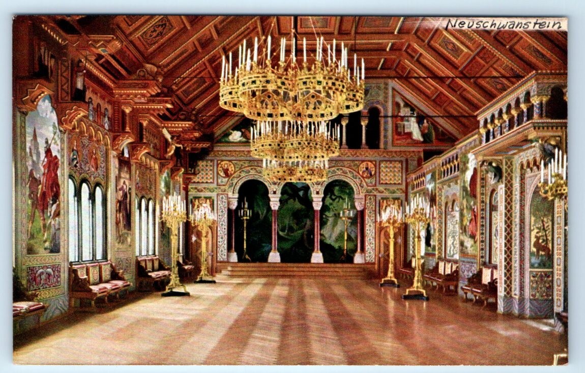Schloss Neuschwanstein - interior GERMANY Postcard | eBay
