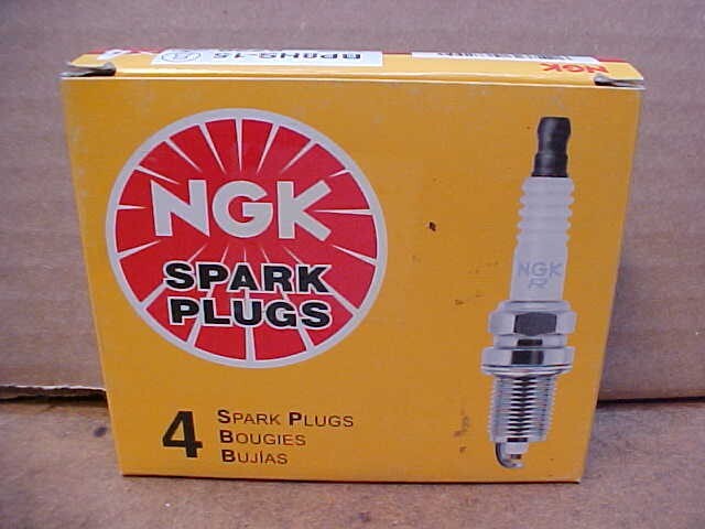 4 pc NGK 6729 BP8HS-15 Standard Spark Plugs for Ignition Wire Secondary