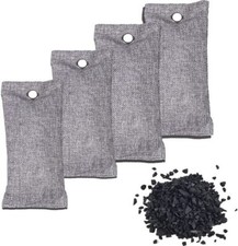 4X Air Purifying Charcoal Bag Natural Air Freshener Clothes Car Odour Eliminator