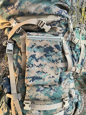 Custom USMC Accessory Pouch - ILBE Digital Marpat Cordura Molle Compatible