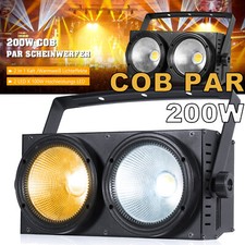 200W White  Warm White COB Par Light LED DMX512 Stage Outdoor Wedding Lighting