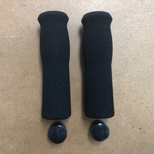 New Bicycle Bike Foam Grips 125/210/300mm Open End Black