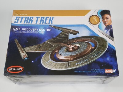 STAR TREK USS DISCOVERY NCC-1031 SNAP IT MODEL KIT POLAR LIGHTS MISP 2019 RARE